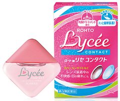 Rohto Японские капли для глаз при ношении контактных линз Lycee contact ИС1 (8 мл)