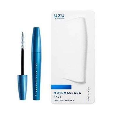 UZU BY FLOWFUSHI Водостойкая Тушь для удлинения ресниц Mote Mascara Navy (темно-синий, 5,5 г) 364927 JapanTrading