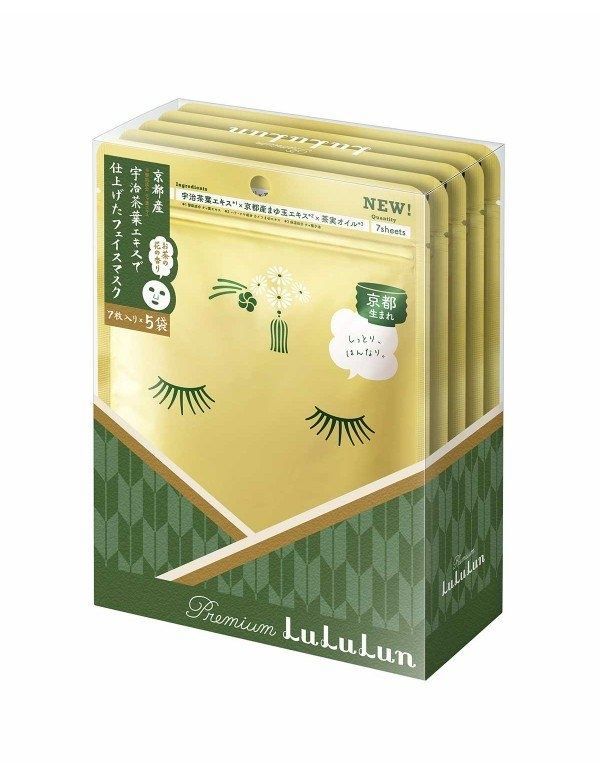 LuLuLun Маска увлажняющая и успокаивающая &laquo;Цветы Чая из Киото&raquo; Premium Face Mask Tea Flower (7 шт) - JapanTrading