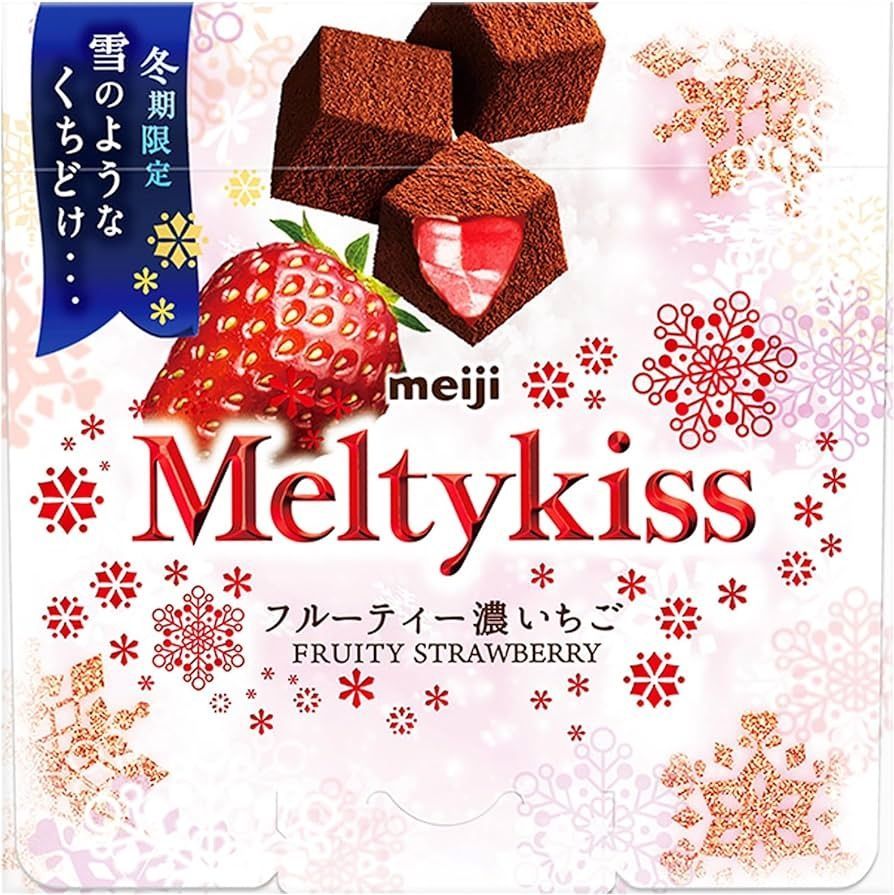 Meiji Meltykiss Кофеты клубника