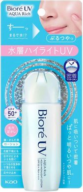 Biore UV Лосьйон база під макіяж із захистом від УФ променів SPF 50+ PA+++ Aqua Rich Aqua Highlight Lotion 70ml 433886 JapanTrading