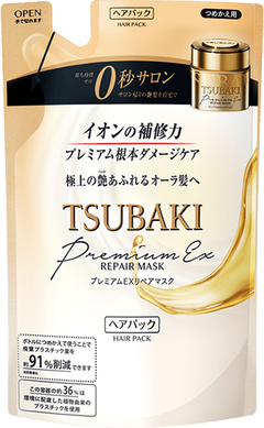 Shiseido Tsubaki Восстанавливающая маска для волос премиум (заправка) Premium EX Intensive Repair Treatment (150 г) 466320 JapanTrading