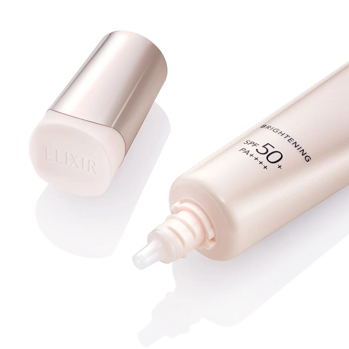 ELIXIR Солнцезащитная эмульсия для сияния SPF 50 PA++++ Daycare Revolution Brightening + ba Shiseido, 50 г - JapanTrading