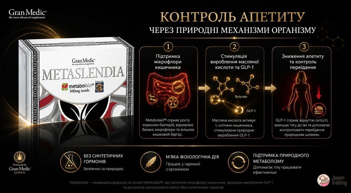 Esthe Pro Labo Gran Medic Харчова добавка для корекції фігури, швидкий метаболізм без дієти METASLENDIA (60 шт на 30 днів) - JapanTrading