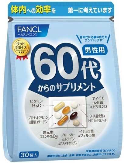 Купить Fancl Комплекс витаминов и минералов для мужчин старше 60