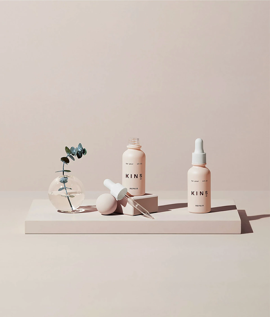 KINS Антивозрастная сыворотка для восстановления микробиому кожи лица Serum Repair 43-22 (30 мл) - JapanTrading