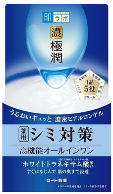 Hada Labo Отбеливающий гиалуроновый гель для лица с арбутином Koi-Gokujyun Whitening Perfect Gel (100 г) 157600 JapanTrading