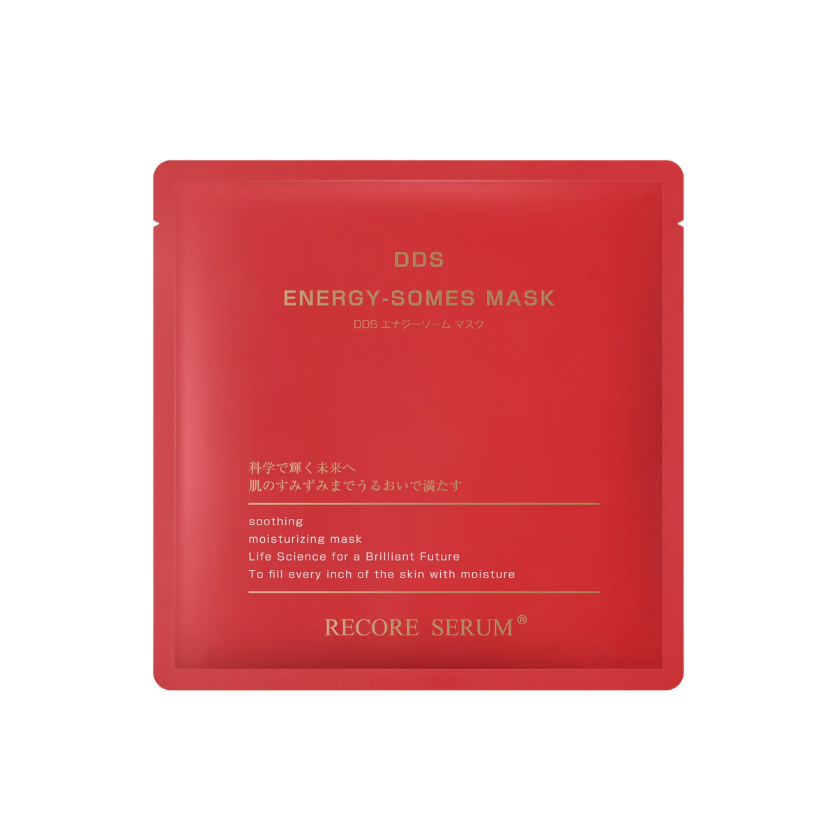RECORESERUM DDS Концентрированная увлажняющая лифтинг маска для лица ENERGY SOMES MASK - JapanTrading