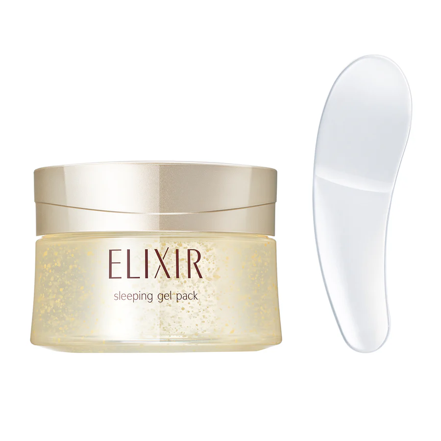 ELIXIR Ночная увлажняющая гель-маска для лица Sleeping Gel Pack Shiseido, 105 г - JapanTrading