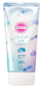 SUNCUT Сонцезахисний крем з ефектом сяйва для обличчя та тіла з SPF 50+/PA++++ KOSE Light Up UV Essence (80 г) 577754 JapanTrading