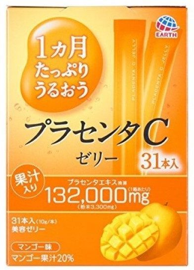 Earth Японська плацента у формі желе зі смаком манго Placenta C Jelly Mango - JapanTrading