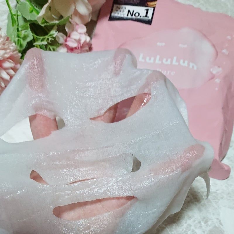 Lululun Зволожуюча маска, рожева Pure Beauty Face Mask, Balance Pink 8FS (7 шт.) - JapanTrading