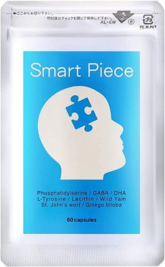 Seisakusho Комплекс витаминов для работы мозга Smart Piece 60 шт на 30 дней  000019 JapanTrading