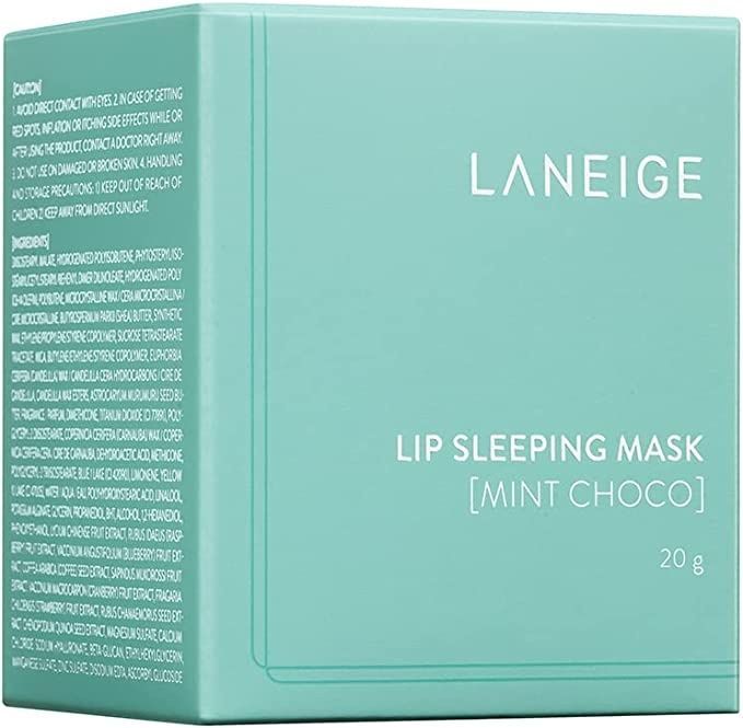 Laneige Маска для губ нічна з ароматом м'яти та шоколаду Lip Sleeping Mask Mint Choco (20 г) - JapanTrading