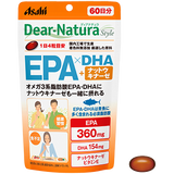 Asahi Омега-3 жирные кислоты EPA и DHA + натокиназа Dear Natura  - JapanTrading