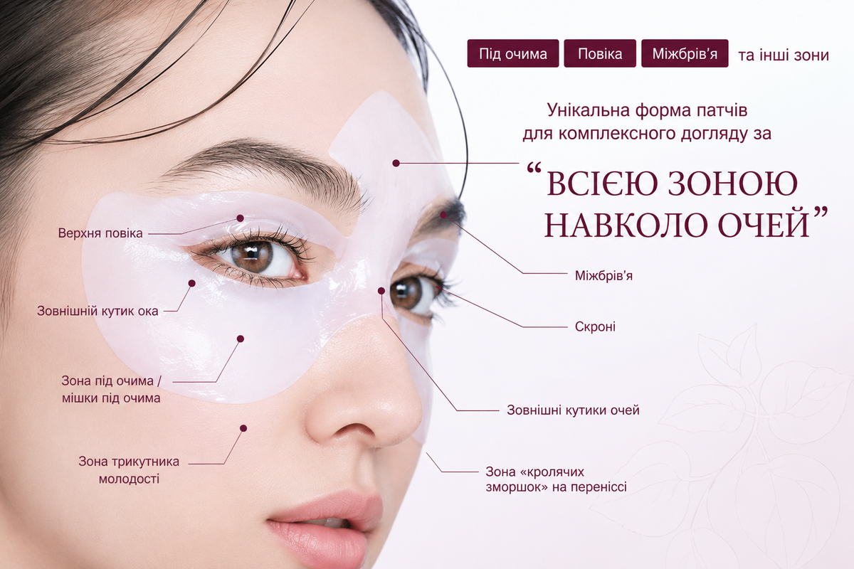 Axxzia AGTheory Омолоджуюча пептидна маска для Т-зони та навколо очей Radiance Eye Sheet, 1шт - JapanTrading
