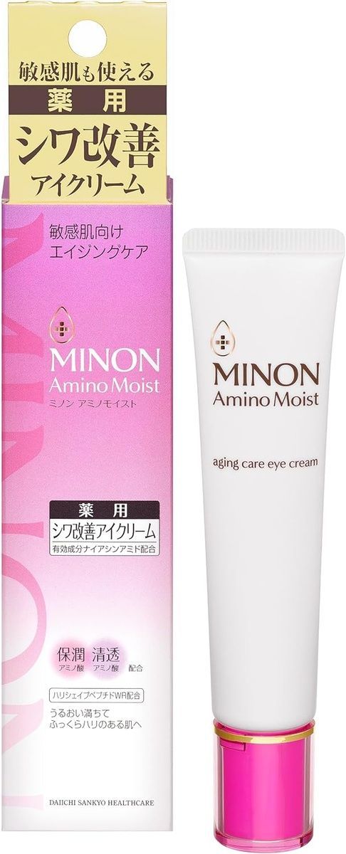 Minon Антивіковий крем навколо очей Amino Moist Eye Cream (25 г) - JapanTrading