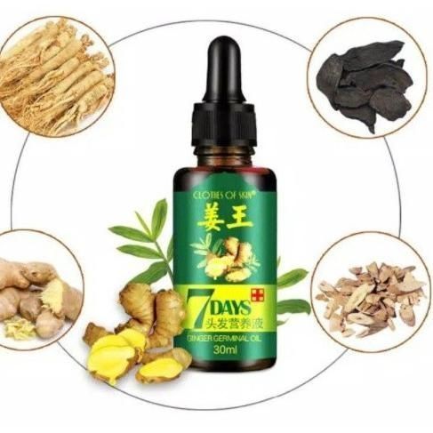 Clothes of Skin Имбирная сыворотка для волос 7 Days Hair Growth Essential Oil (30 мл) - JapanTrading