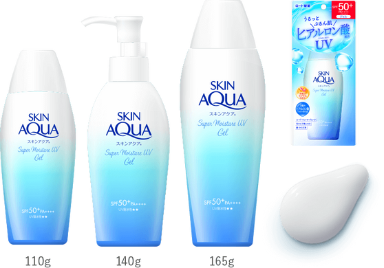 Skin Aqua Увлажняющий солнцезащитный гель ROHTO Super Moisture Gel SPF 50+ PA++++ (165 г) 194773 JapanTrading