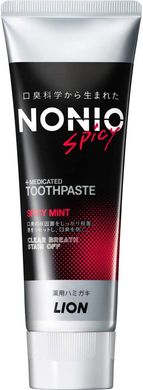 Lion Зубна паста комплексної дії з ароматом спецій і м'яти Nonio Medicated Spicy Mint (130 г) 300496 JapanTrading
