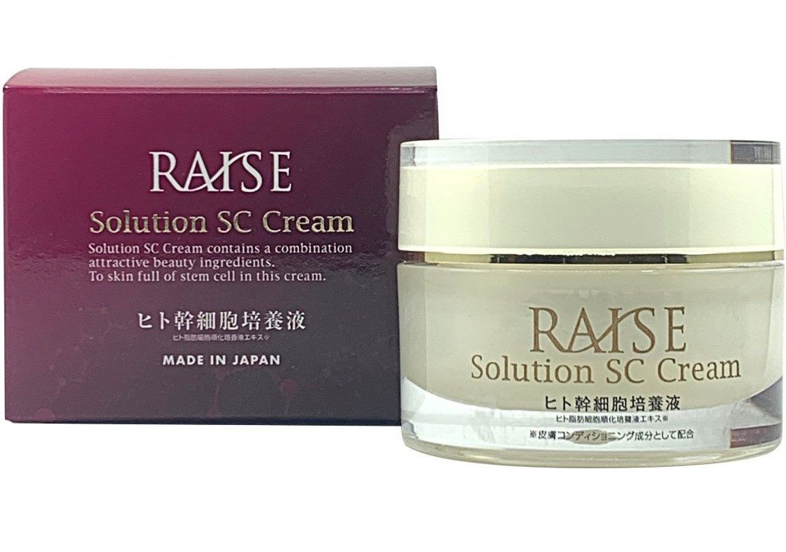RAISE Омолоджувальний крем зі стовбуровими клітинами Solution SC Cream (30 г) - JapanTrading