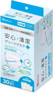 IRIS Healthcare Одноразова захисна маска Safe and Clean Mask (30 шт) 498029 JapanTrading