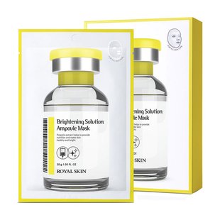 ROYAL SKIN Brightening Ampoule Mask Выравнивающая тон ампульная маска