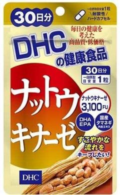 DHC Наттокиназа 3100FU Nattokinase 30шт на 30 дней 627556 JapanTrading