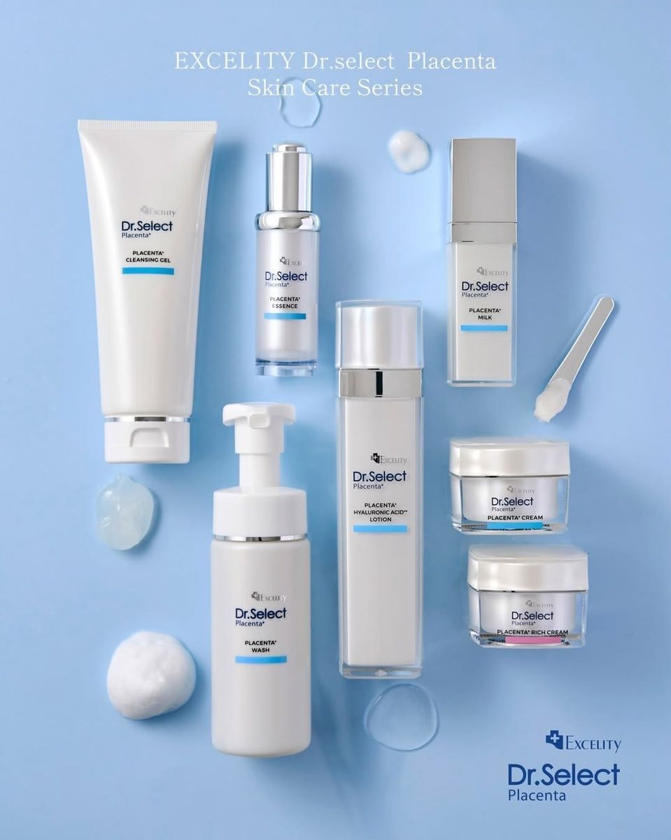 Dr.Select Зволожуюче молочко для обличчя 100% вмістом плаценти Excelity Placenta Milk (30 г) - JapanTrading