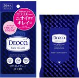 Deoco Влажные салфетки против возрастного запаха тела Rohto Body Cleanse Sheets (36 шт) 165896 фото JapanTrading