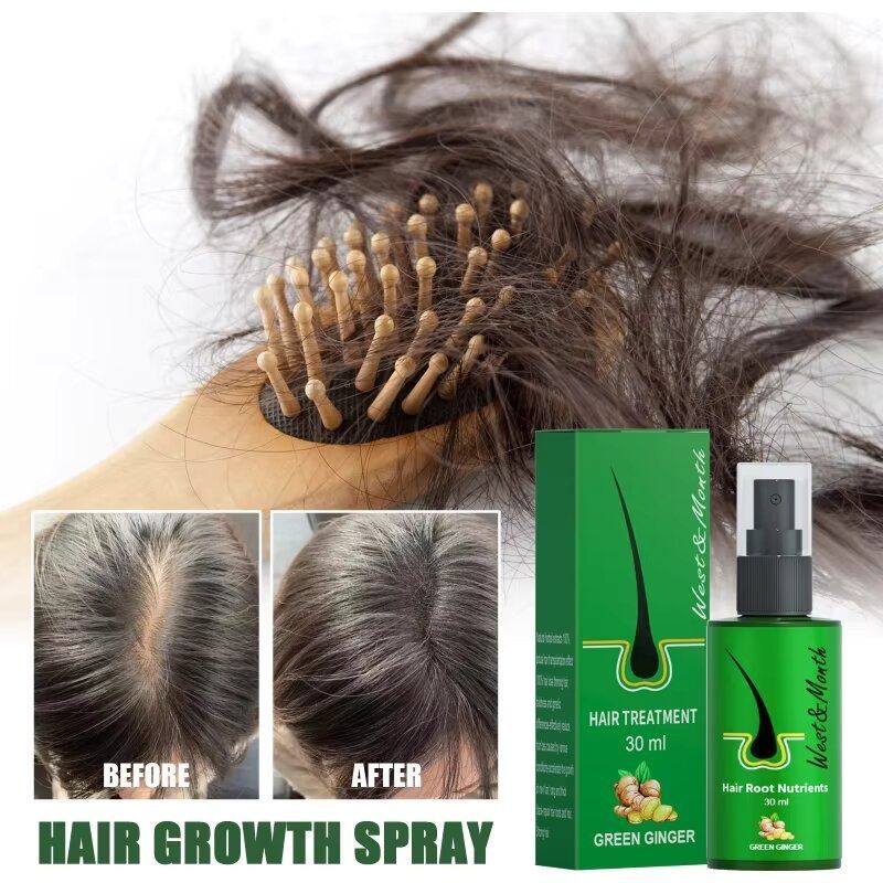Green Ginger Спрей-сыворотка для роста волос Hair Treatment West & Month 30 мл - JapanTrading