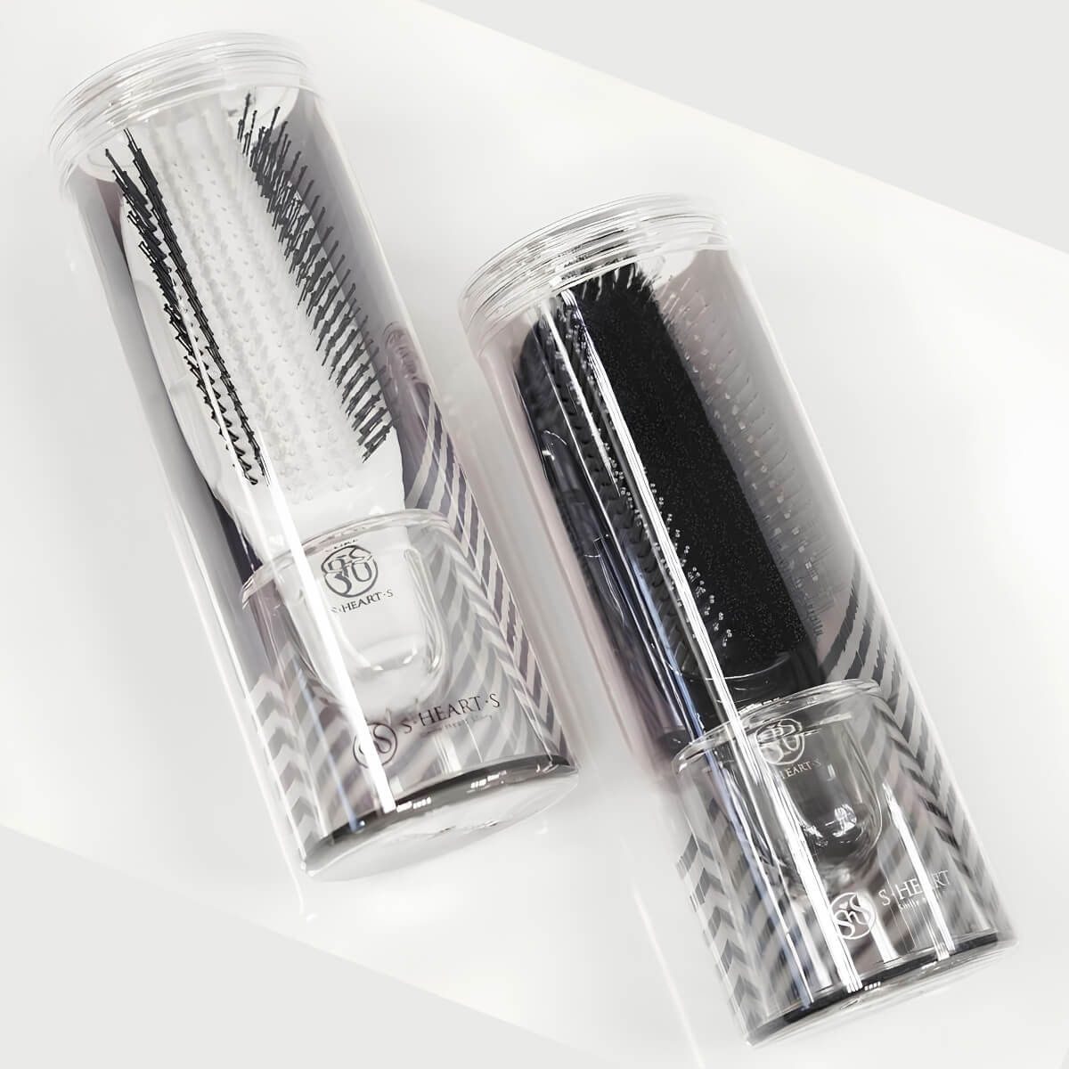 S-HEARTS-S Расческа для нежного ухода и распутывания волос Scalp Brush 552 (коричневый) - JapanTrading