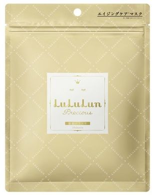 LuLuLun Маска для обличчя омолоджуюча з вітамінами Precious White (10 шт) 010165 JapanTrading
