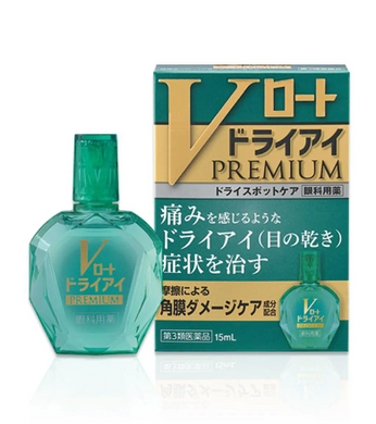 Rohto Капли для глаз с синдромом сухого глаза V Dry Eye Premium 15 мл 174423 JapanTrading