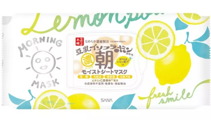 Sana Nameraka Moisture Sheet Mask Lemon утренняя с лимоном