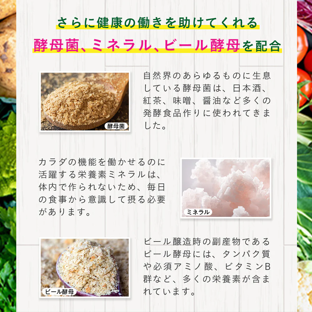 Seedcoms 450 разновидностей растительных энзимов 450 Enzymes (90 шт в 3 мес) - JapanTrading