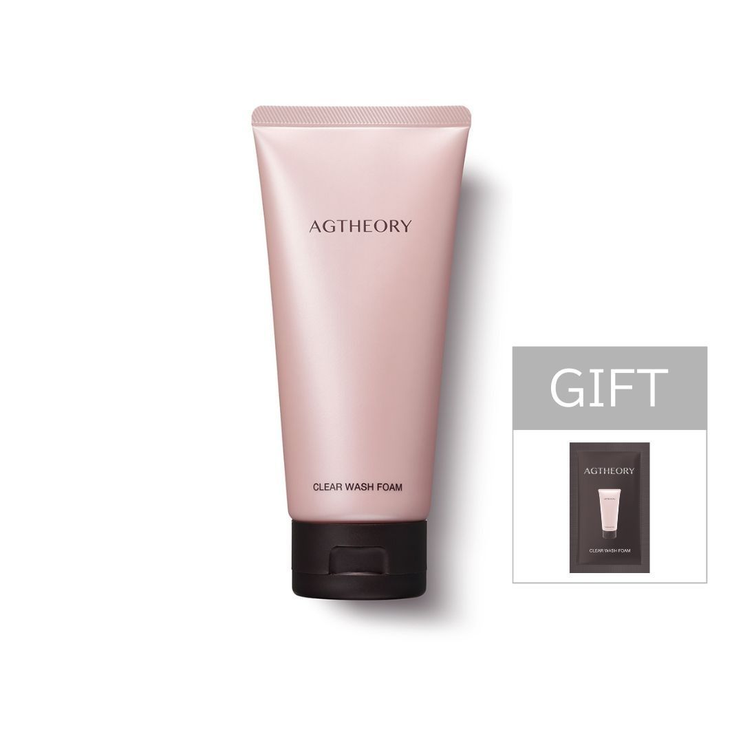 AXXZIA Пена для бережной очистки кожи лица AGTHEORY CLEAR WASH FOAM - JapanTrading