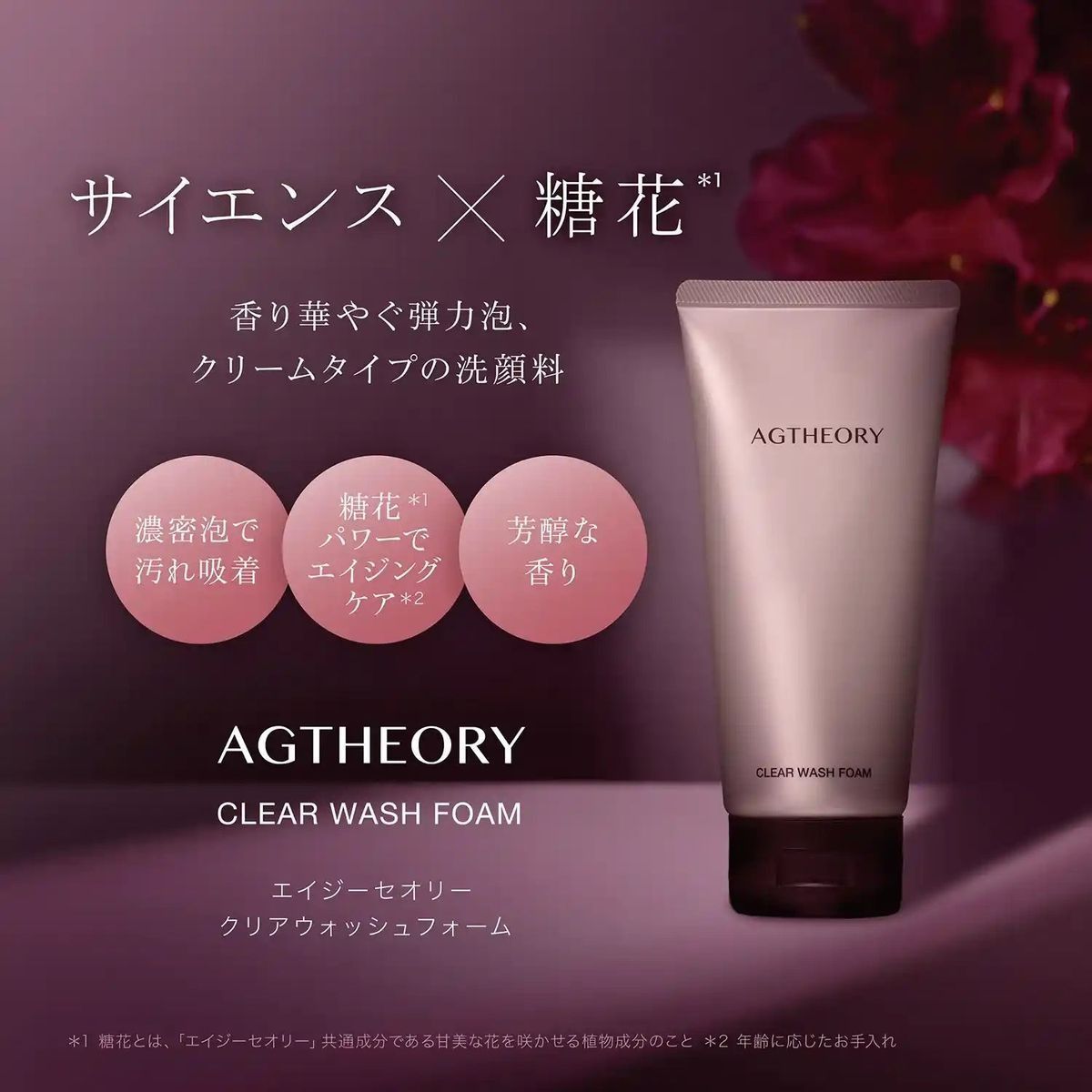 AXXZIA Пена для бережной очистки кожи лица AGTHEORY CLEAR WASH FOAM - JapanTrading