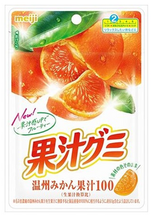 Meiji Гуммі із колагеном зі смаком мандарину (54 г) 132129 JapanTrading
