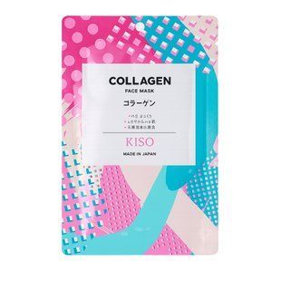 Kiso Омолоджуюча тканинна маска з колагеном Collagen Face Mask (1 шт) - JapanTrading