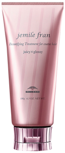 Milbon Бальзам для відновлення жорсткого волосся Jemile Fran Treatment Juicy+Glossy (180 мл) - JapanTrading