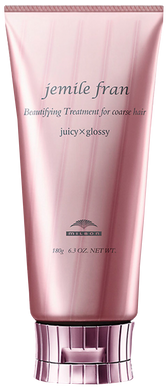 Milbon Бальзам для відновлення жорсткого волосся Jemile Fran Treatment Juicy+Glossy (180 мл) 136068 JapanTrading