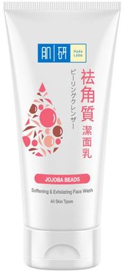 Hada Labo Крем-пенка для смягчения и отшелушивания с экстрактом жожоба Jojoba Beads Softening & Exfoliating Face Wash (100 г) 666648 JapanTrading