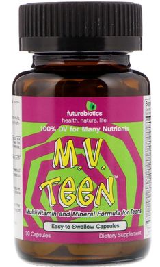 Future Biotics Мультивітаміни для підлітків M.V. Teen 90 шт на 30 днів 207268 JapanTrading